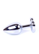 Korek analny Jewellery Silver Heart PLUG Pink B - Series HeavyFun