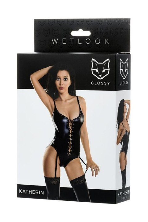 Glossy Classic body KATHERIN - black L Glossy