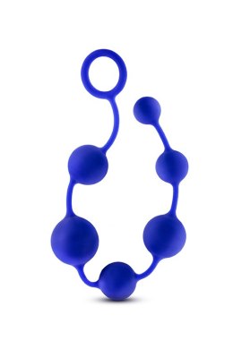 Plug/kulki-PERFORMANCE SILICONE ANAL BEADS INDIGO Blush