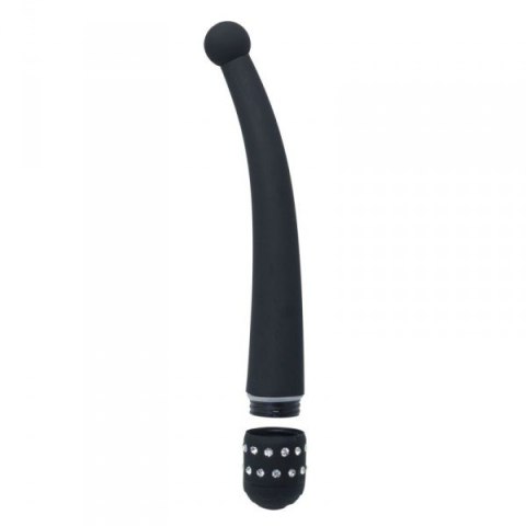 Wibrator do punktu G wygięty ozdobne diamenty 21 cm Toyz4lovers Wibrator do punktu G wygięty ozdobne diamenty 21 cm Toyz4lovers