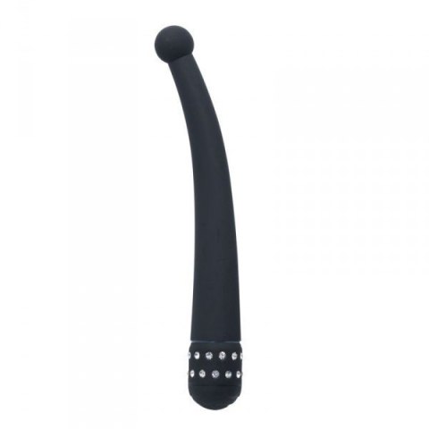 Wibrator do punktu G wygięty ozdobne diamenty 21 cm Toyz4lovers Wibrator do punktu G wygięty ozdobne diamenty 21 cm Toyz4lovers