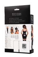 Glossy Nelly, dress, wetlook, black, L Glossy