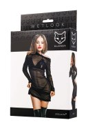 Glossy Sheril komplet wetlook, czarny M Glossy