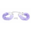 Metal handcuffs with purple furry Fantasy