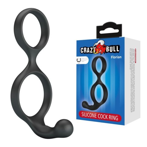 Pierścień erekcyjny Florian - Silicone Cock Ring Crazy Bull