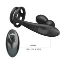 MR PLAY - VIBRATING ANAL PLUG with RING - Remote Control 12 functions Mr. Play