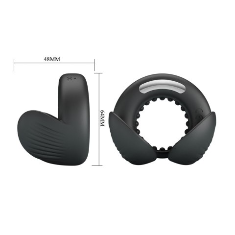 Pretty Love Quentin Vibrating Silicone Cock Ring Pretty Love