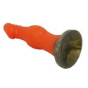 Power Monsters Blazeheart Charger - 18.5 cm Rippled Monster Silicone Dildo Power