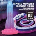 Power Monsters Void Python - 20.5 cm Rippled Monster Silicone Dildo Power