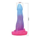 Power Monsters Void Python - 20.5 cm Rippled Monster Silicone Dildo Power