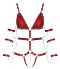 Uprząż czerwona Strap Body red XL Bad Kitty