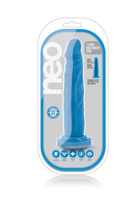 Dildo-NEO 7.5INCH DUAL DENSITY COCK NEON BLUE Blush