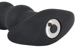 Korek analny koraliki kulki wibrujące USB 21cm Black Velvets Korek analny koraliki kulki wibrujące USB 21cm Black Velvets