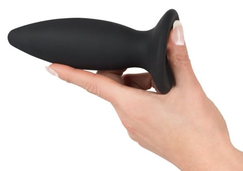 Korek analny silikonowy z wibracjami 7trybów 11cm Black Velvets Korek analny silikonowy z wibracjami 7trybów 11cm Black Velvets