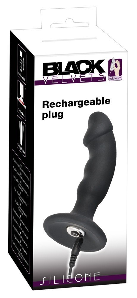Plug/vibr-5934430000 BV Rechargeable Plug-Wibrator Black Velvets Plug/vibr-5934430000 BV Rechargeable Plug-Wibrator Black Velvets