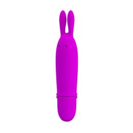 Masażer łechtaczki mini wibrator stymulator 12cm 10 trybów Pretty Love