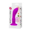 Masażer prostaty 10 wibracji fioletowy silikon 12 cm Pretty Love