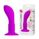 Masażer prostaty 10 wibracji fioletowy silikon 12 cm Pretty Love