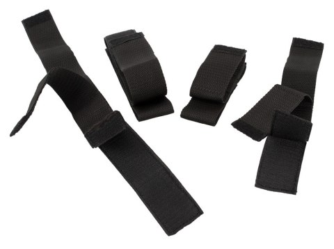 Zestaw kajdanki pasy do krępowania ręce nogi BDSM Bad Kitty Zestaw kajdanki pasy do krępowania ręce nogi BDSM Bad Kitty