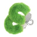 Heavy-duty Fluffy Handcuffs - Green Ouch!
