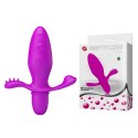 Wibrator analny - plug wibrujący silikon fiolet 13 cm Pretty Love