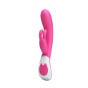 Wibrator stymulator królik kontrola głosem 21cm 12 trybów USB Pretty Love