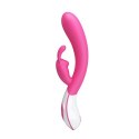 Wibrator stymulator królik kontrola głosem 21cm 12 trybów USB Pretty Love