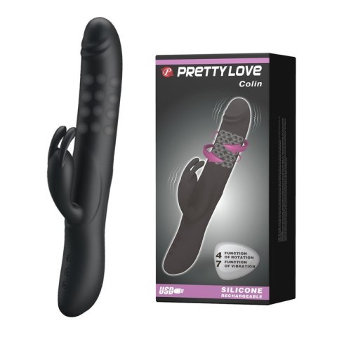 Wielofunkcyjny wibrator obroty masażer 25cm 7tryb Pretty Love Wielofunkcyjny wibrator obroty masażer 25cm 7tryb Pretty Love