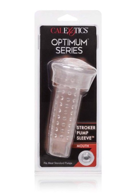 Stroker Pump Sleeve Mouth Transparent CalExotics