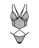 Top i stringi Anniverse Special Obsessive 2XL/3XL Obsessive
