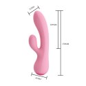 Wibrator królik stymulacja łechtaczki pamięć 17cm 12 trybów USB Pretty Love