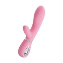 Wibrator punkt G łechtaczka wagina królik 20cm USB 7 trybów różowy Pretty Love