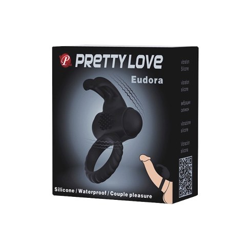 Wibrujący pierścień na penisa masażer łechtaczki Pretty Love Wibrujący pierścień na penisa masażer łechtaczki Pretty Love