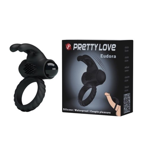 Wibrujący pierścień na penisa masażer łechtaczki Pretty Love Wibrujący pierścień na penisa masażer łechtaczki Pretty Love