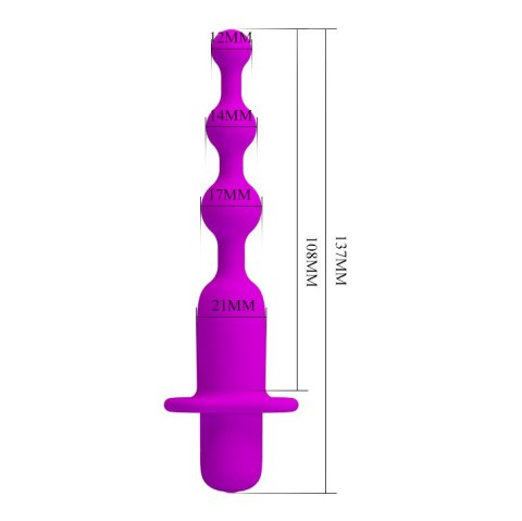 Zestaw wibrator 4 nakładki masażer stymulator USB Pretty Love Zestaw wibrator 4 nakładki masażer stymulator USB Pretty Love