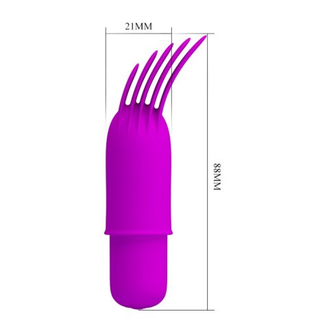 Zestaw wibrator 4 nakładki masażer stymulator USB Pretty Love Zestaw wibrator 4 nakładki masażer stymulator USB Pretty Love