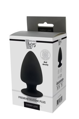 DREAM TOYS PREMIUM SILICONE PLUG M BLACK Dream Toys