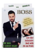 Facet z dużym kutasem dmuchana męska sex lalka Boss Series LaLa