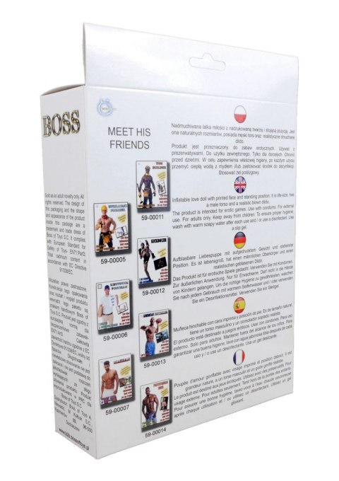 Facet z dużym kutasem dmuchana męska sex lalka Boss Series LaLa Facet z dużym kutasem dmuchana męska sex lalka Boss Series LaLa