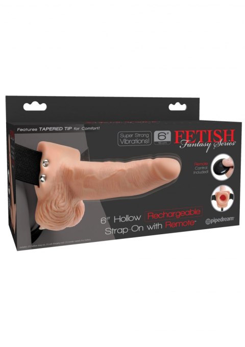 Hollow Strap-On Remote 6 Inch Pipedream Hollow Strap-On Remote 6 Inch Pipedream