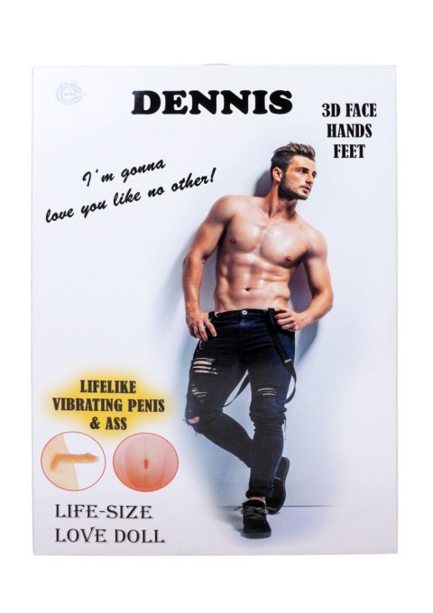 Lalka męska 3D penis anus wibracje Boss Series LaLa Lalka męska 3D penis anus wibracje Boss Series LaLa