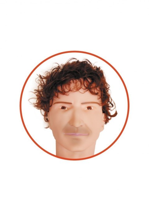 Lalka męska 3D penis anus wibracje Boss Series LaLa Lalka męska 3D penis anus wibracje Boss Series LaLa