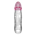 Pretty Love Penis Sleeve - Damell Clear Pink Pretty Love
