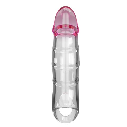 Pretty Love Penis Sleeve - Damell Clear Pink Pretty Love