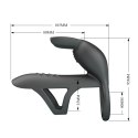 VIBRATING PENIS SLEEVE MATTY, 7 vibration functions Memory function Pretty Love