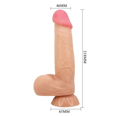 Dildo realistyczne z przyssawką i pilotem 8,5'' BAILE
