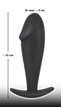 Ergonomiczny korek analny mini penis 10cm Black Velvets