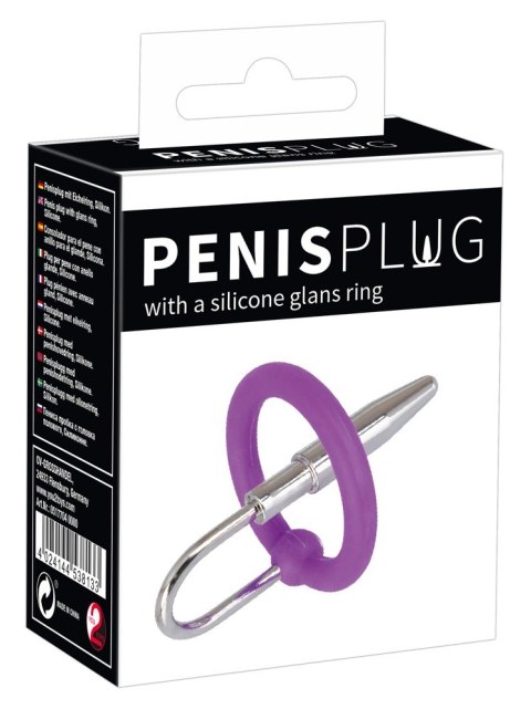 Pierścień na penisa z prętem plugiem do cewki sex You2Toys Pierścień na penisa z prętem plugiem do cewki sex You2Toys