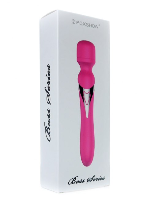 Masażer łechtaczki wibrator z pulsacją 2w1 22cm USB Boss Series Fox Masażer łechtaczki wibrator z pulsacją 2w1 22cm USB Boss Series Fox