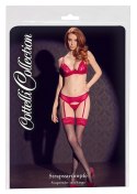 Stockings black/red 7 Cottelli LEGWEAR